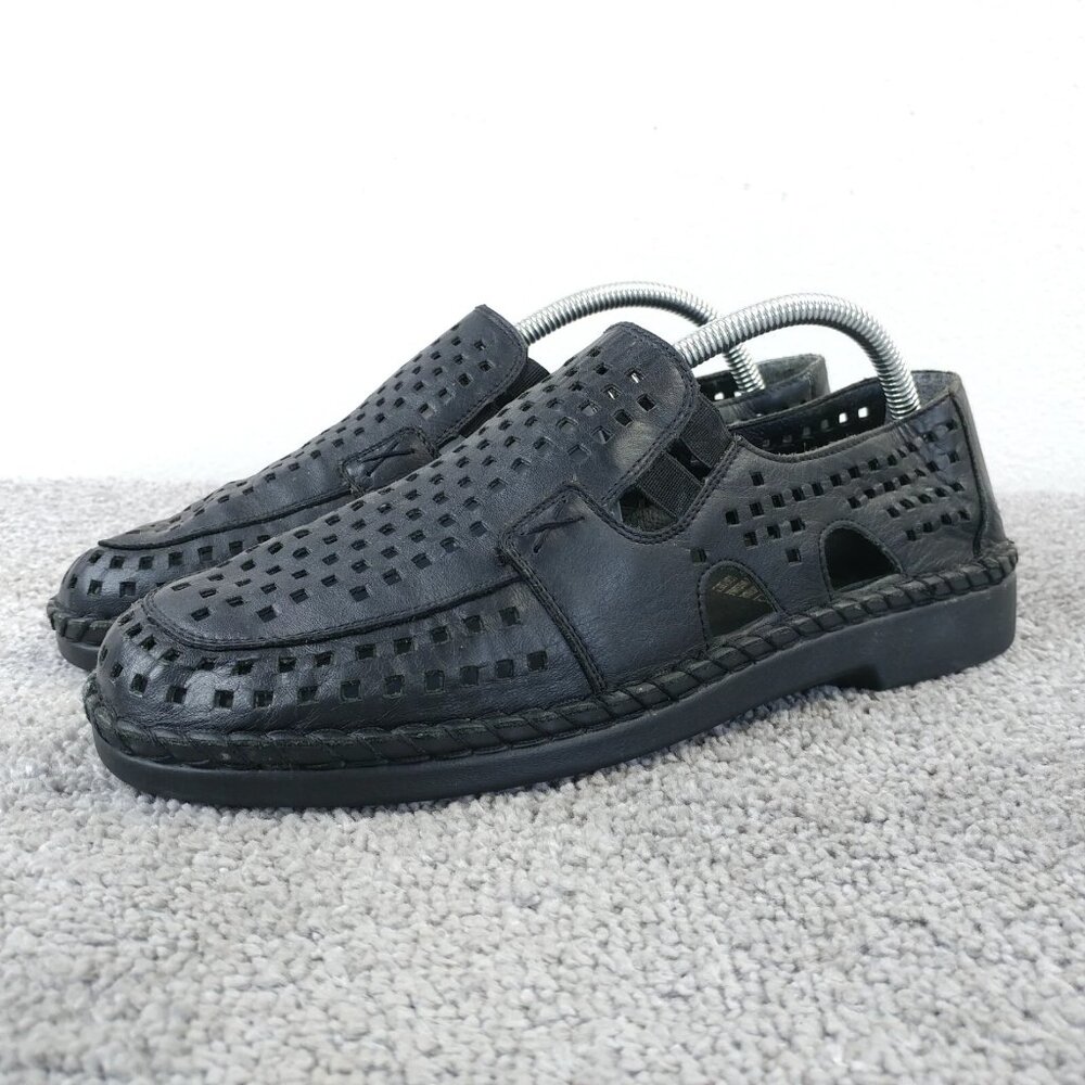 Rieker Antistress Womens 42 EU Shoes Perforated Leather Comfort Loafers